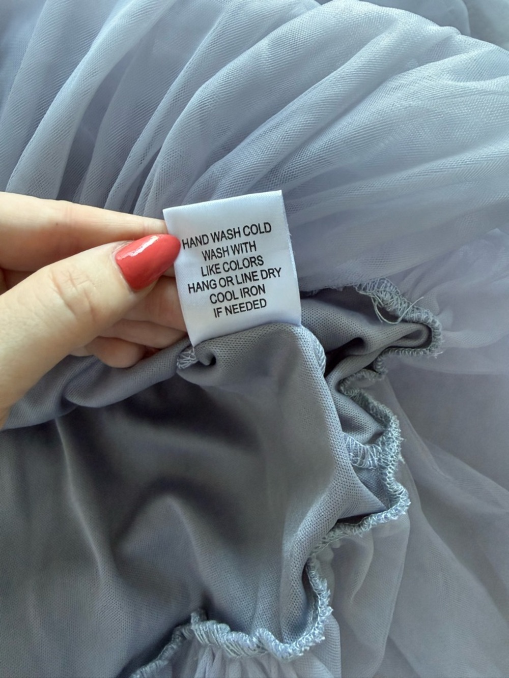 NWT - Baltic Born - Alora Tulle Tiered Maxi Dress - Dusty Slate - Picture 7 of 13
